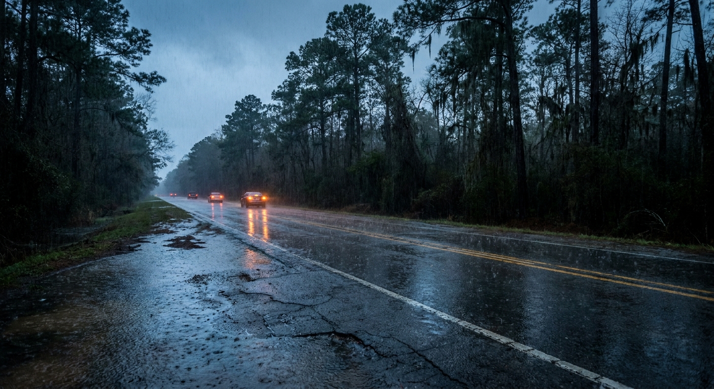 The Viral Atlanta Flood Rescue and the South's Stubborn Rain Threat
