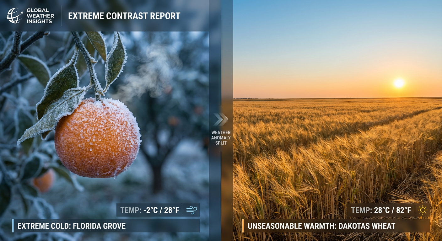Florida Freezes While The Dakotas Thaw: The Upside-Down Weather Pattern