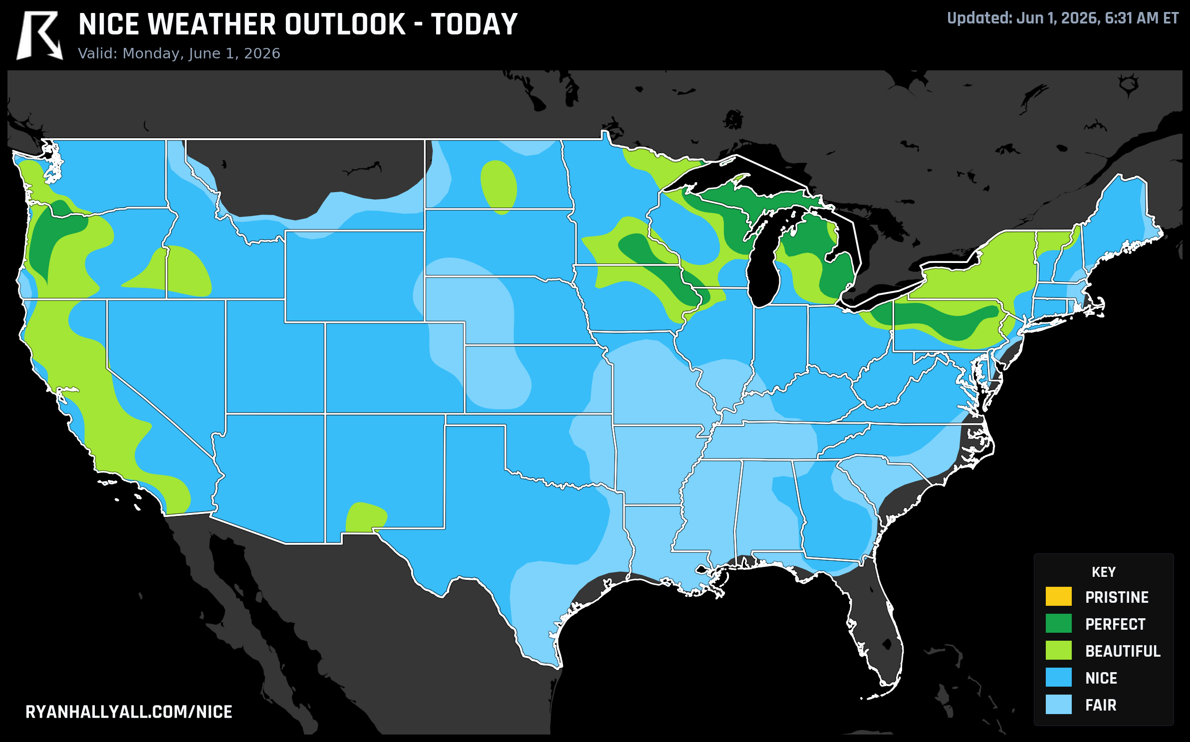 RHY Nice Weather Outlook Day 1