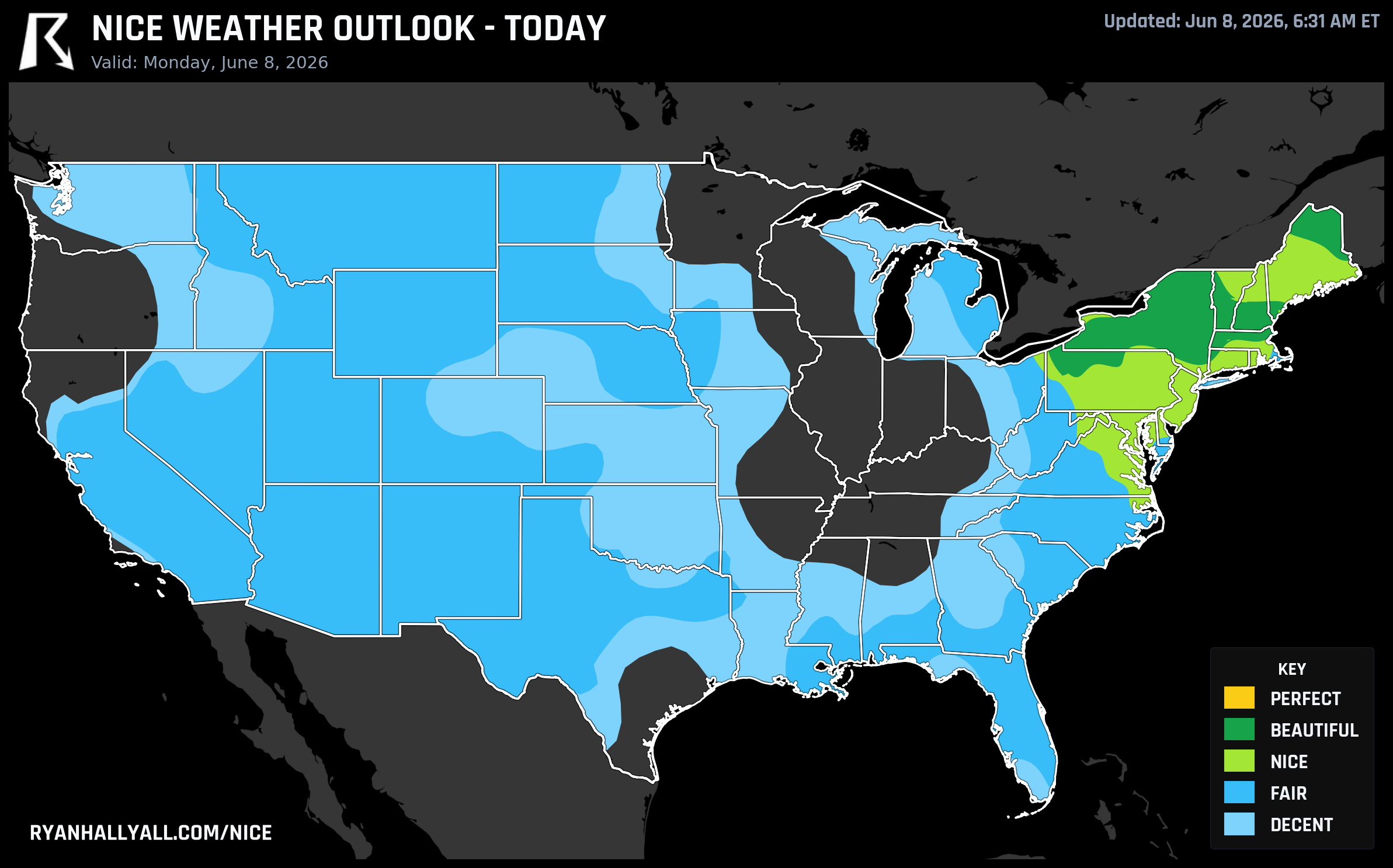 RHY Nice Weather Outlook Day 1
