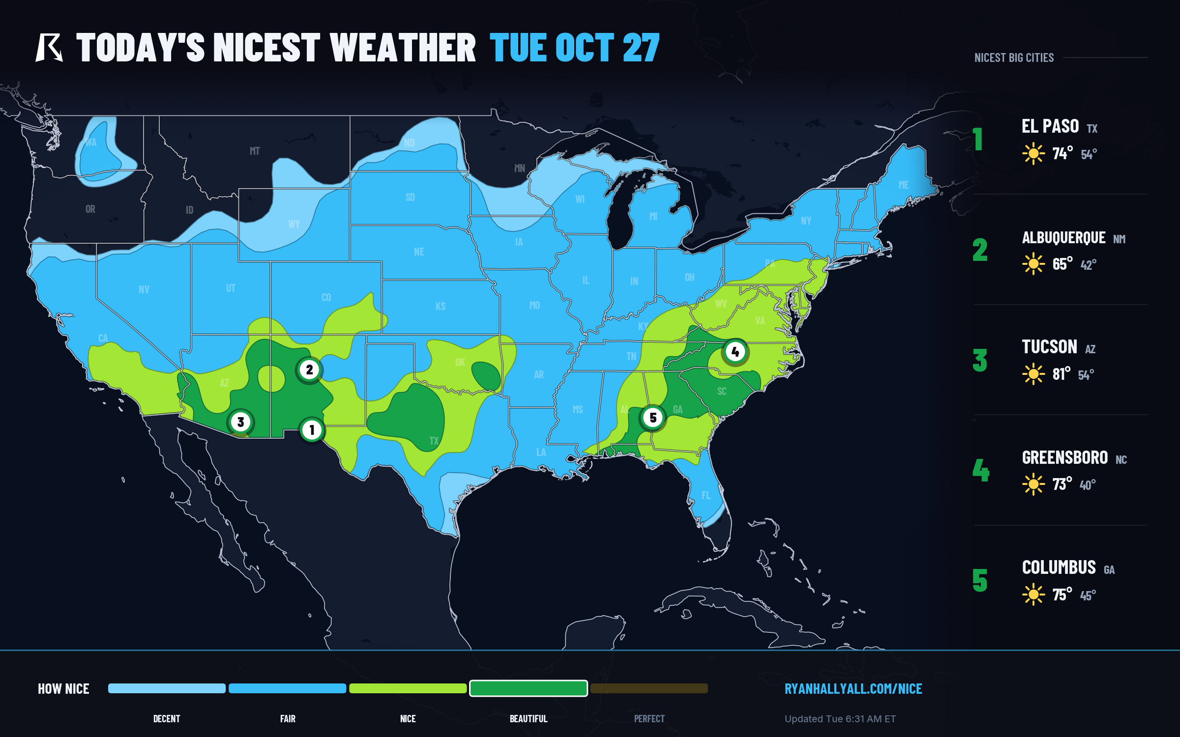 RHY Nice Weather Outlook Day 1