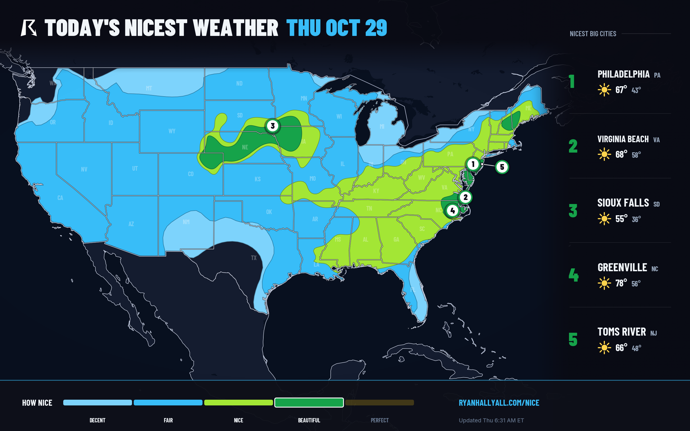 RHY Nice Weather Outlook Day 1