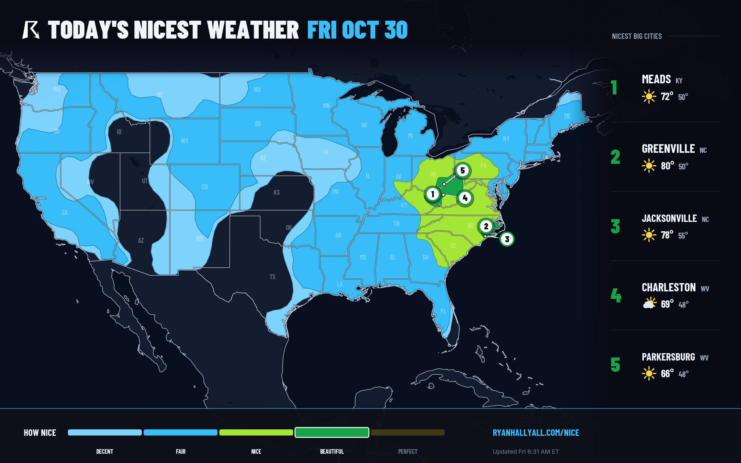 RHY Nice Weather Outlook Day 1