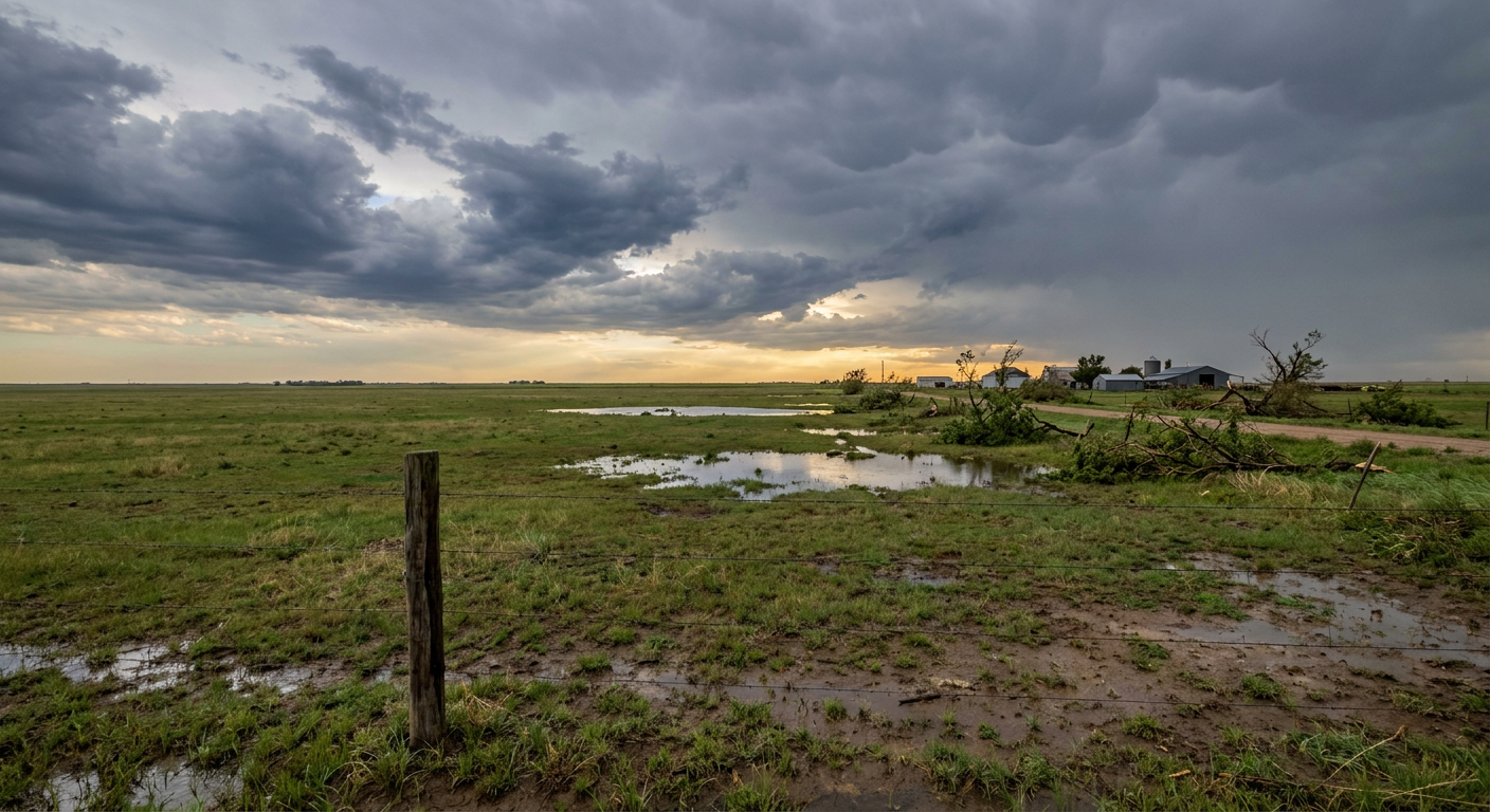 July 09, 2026 Recap: Tornadoes in North Dakota, Flash Floods in the Mid-Atlantic, and an 80 mph Gust on the Plains