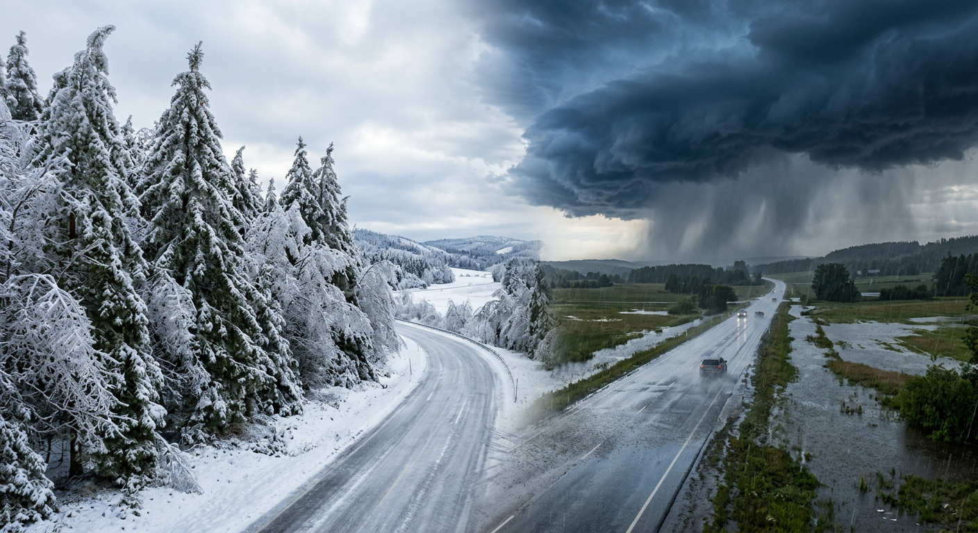 Ice, Floods, and a 173-Degree Difference: Recapping the March 3, 2026 Chaos