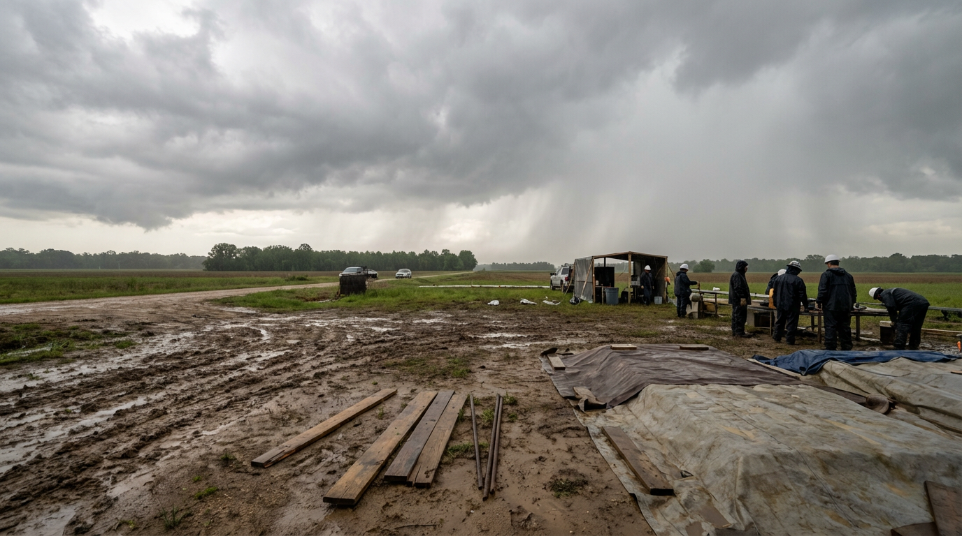 Mud, Music, and Draft Picks: How a Stubborn Cutoff Low is Crashing the Texas Party